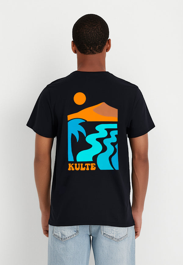 kulte T-SHIRT PLAYA NOIR