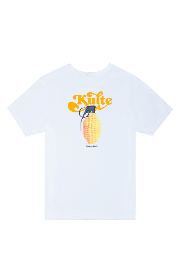 Kulte T-SHIRT POPCORN BLANC