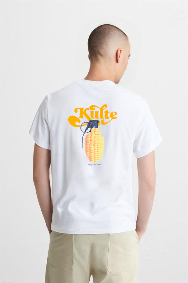 kulte T-SHIRT POPCORN BLANC kulte T-SHIRT POPCORN BLANC