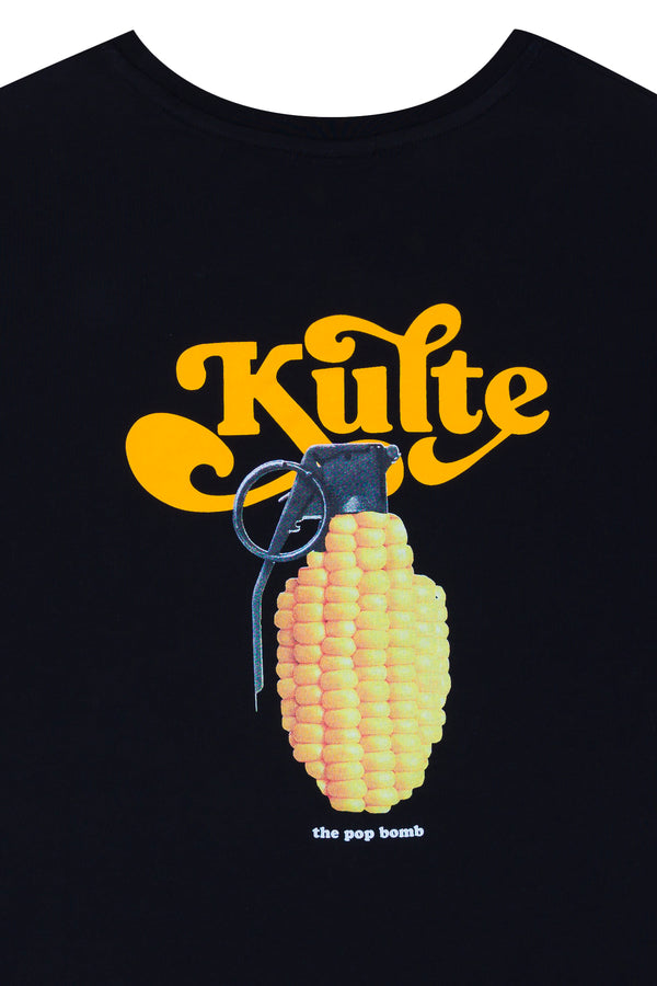 Kulte T-SHIRT POPCORN NOIR