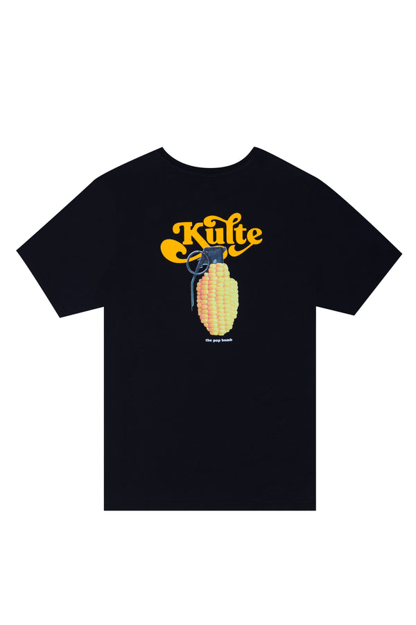 kulte T-SHIRT POPCORN NOIR kulte T-SHIRT POPCORN NOIR