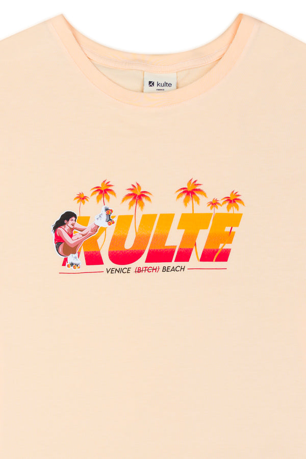 Kulte T-SHIRT ROLLING BEACH PÊCHE