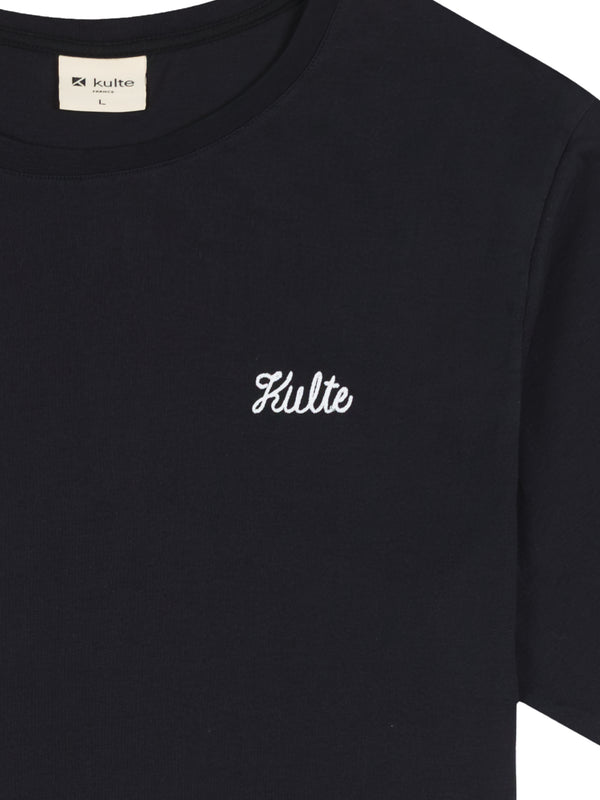 Kulte T-SHIRT SCRIPT NOIR