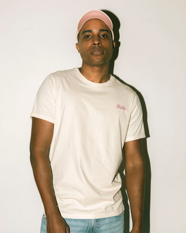 Kulte T-SHIRT SCRIPT OFF WHITE
