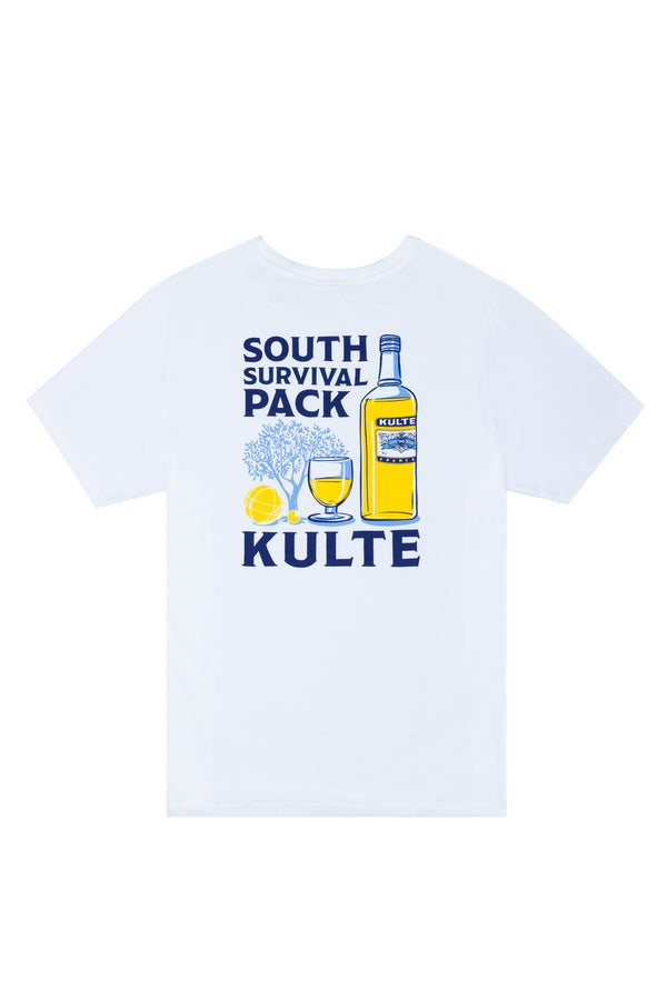 Kulte T-SHIRT SOUTH PACK BLANC