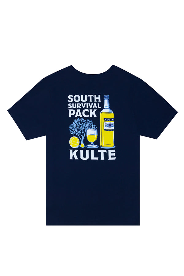 kulte T-SHIRT SOUTH PACK BLEU MARINE