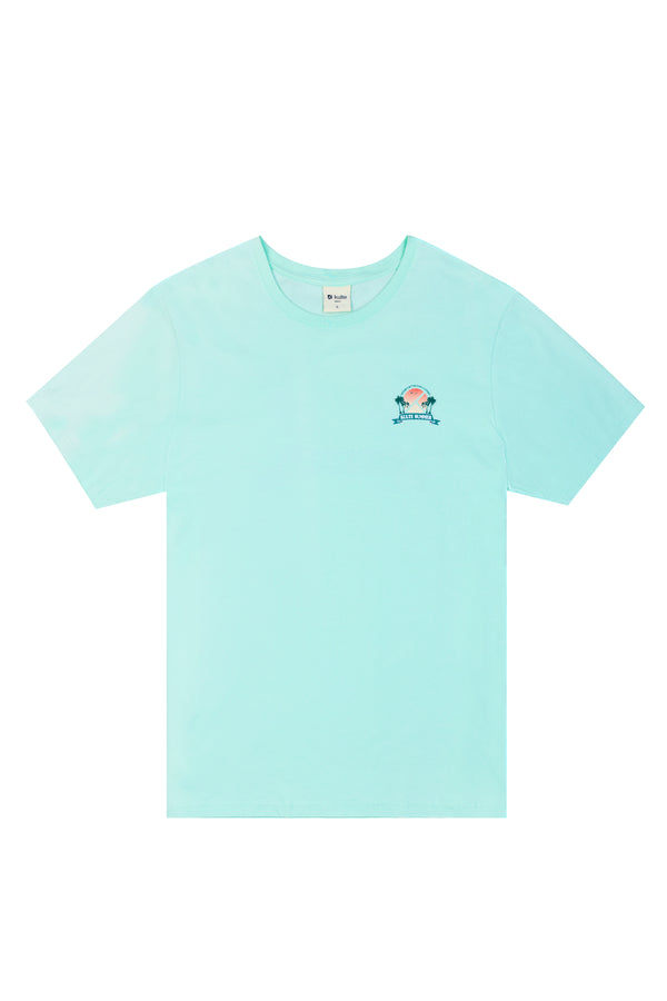 Kulte T-SHIRT SUNSET SQUARE MINT