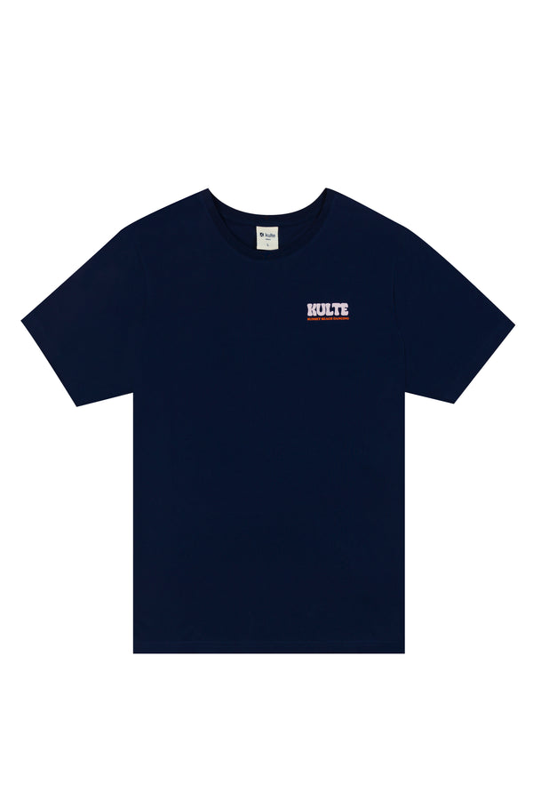 Kulte T-SHIRT TOPLESS 2 BLEU MARINE