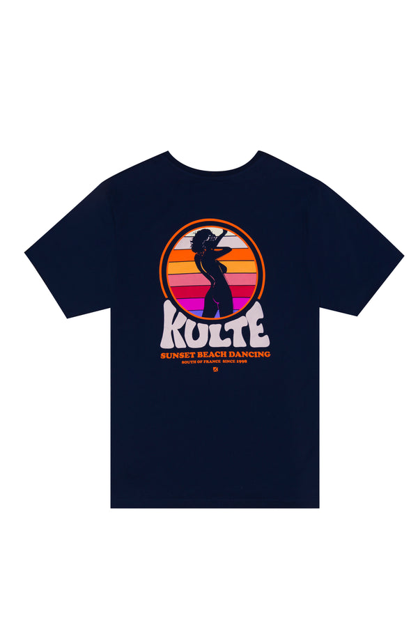 Kulte T-SHIRT TOPLESS 2 BLEU MARINE