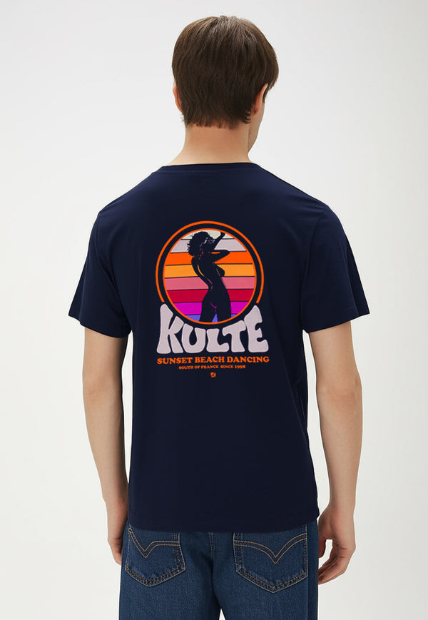 kulte T-SHIRT TOPLESS 2 BLEU MARINE