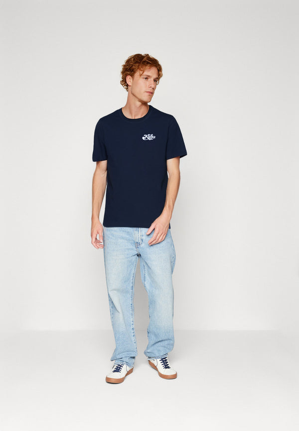 Kulte T-SHIRT WAVE 2 BLEU MARINE