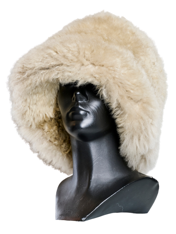 kywie kywie bucket hat stone fluffy