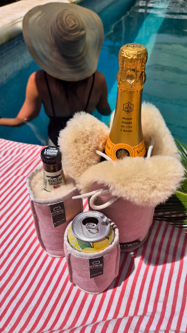 Kywie KYWIE Porte-clés Bébé Rose Daim