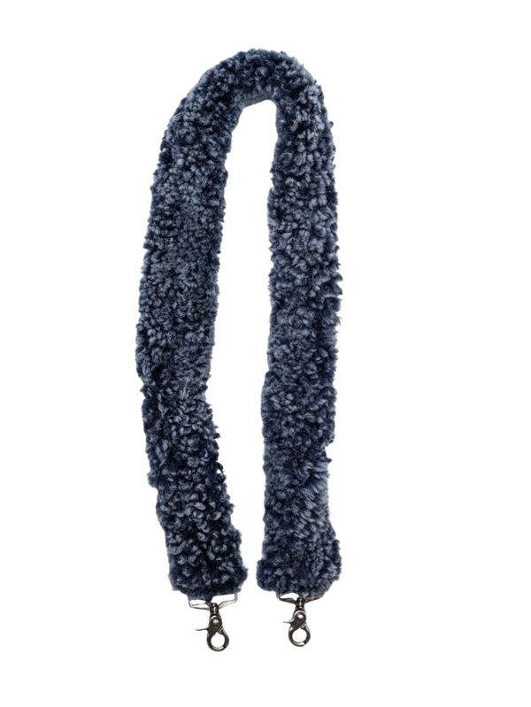 kywie Wool strap 115 cm Blue Curly