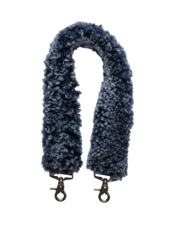 kywie Wool strap 60 cm Blue Curly