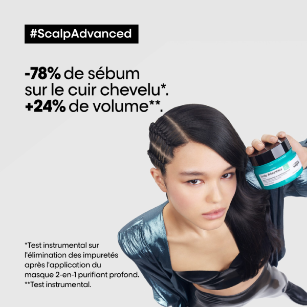 L´oréal Professionnel Argile 2-en-1 Purifiante Anti-gras 250 Ml - Scalp Advanced