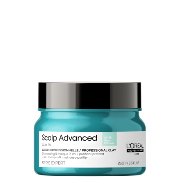 l´oréal professionnel Argile 2-en-1 purifiante Anti-gras 250 ml - Scalp Advanced