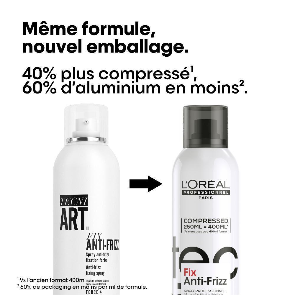 L´oréal Professionnel Fix Anti-Frizz - Spray Fixation Anti-humidité 250 Ml - Tecni.art