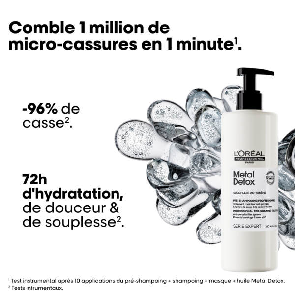 L´oréal Professionnel Pré-Shampoing Combleur & Anti-porosité 250 - Metal Detox