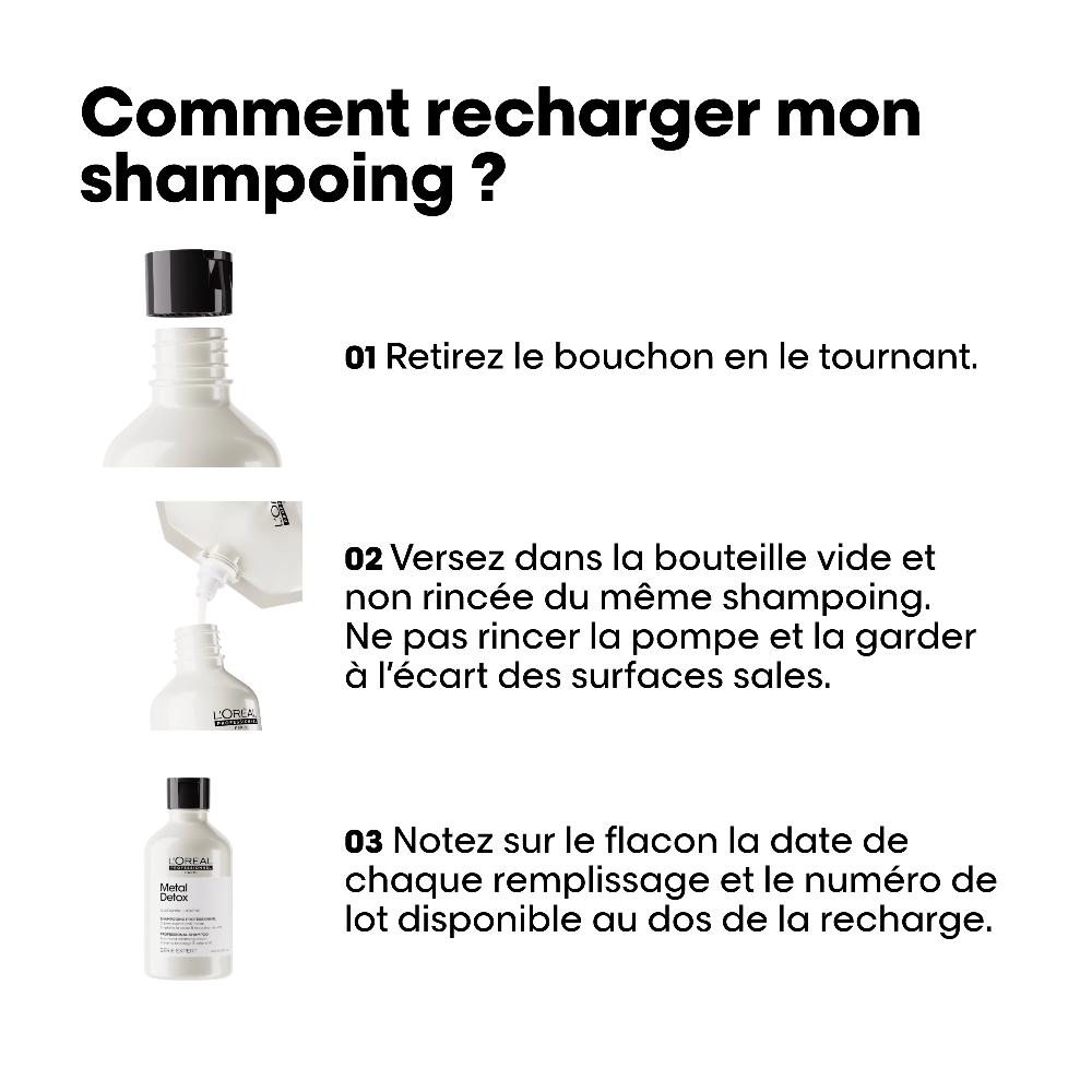 L´oréal Professionnel Recharche Shampoing Anti-Métal 500 Ml - Metal Detox
