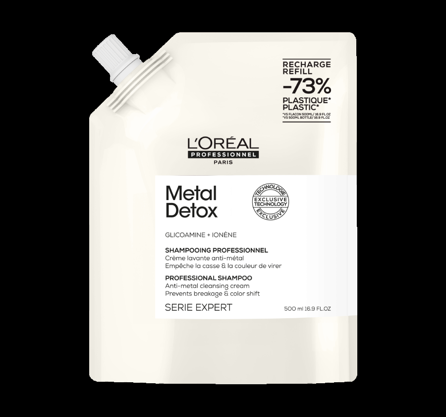 l´oréal professionnel Recharche Shampoing Anti-Métal 500 ml - Metal Detox