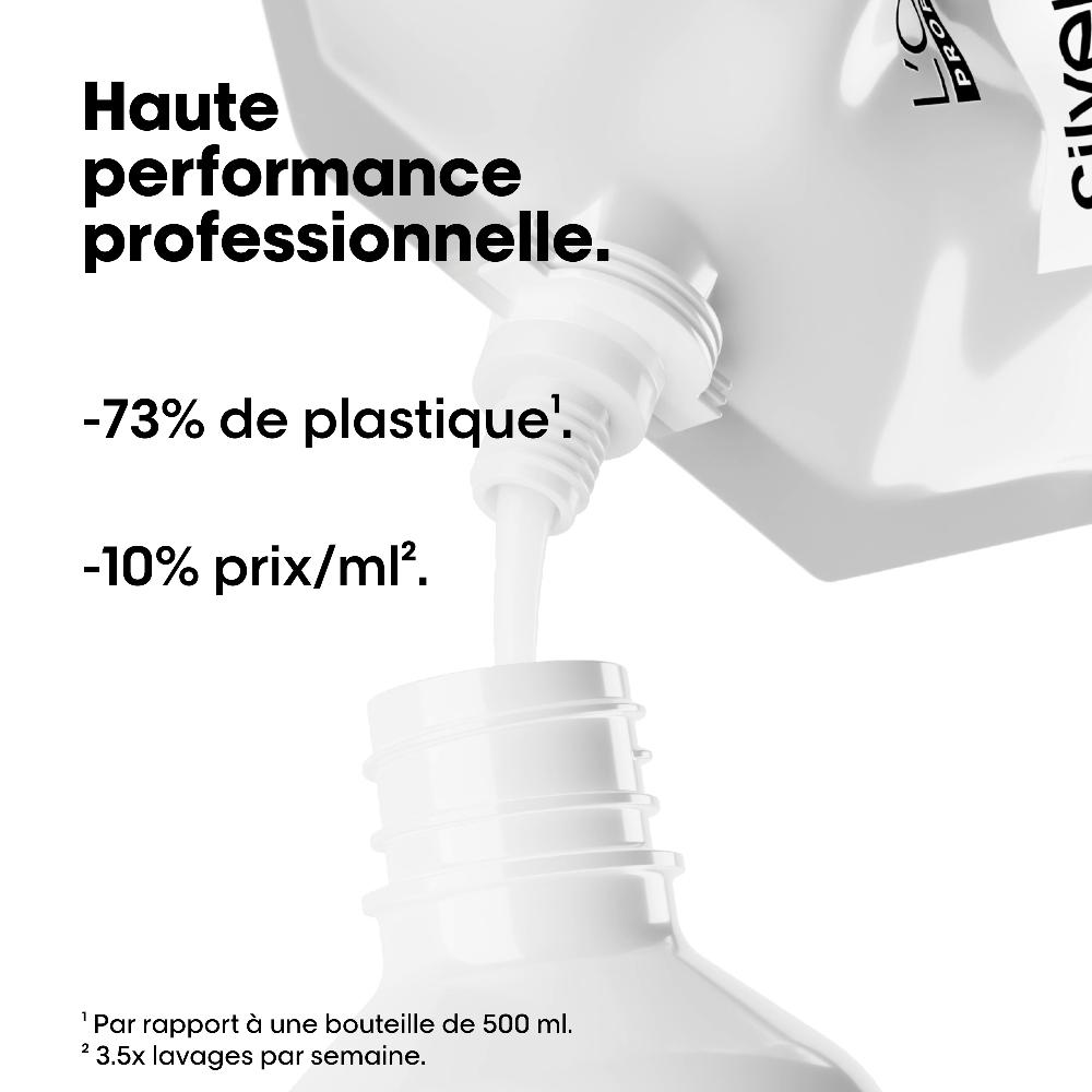 L´oréal Professionnel Recharge Shampoing Déjaunissant 500 Ml - SILVER