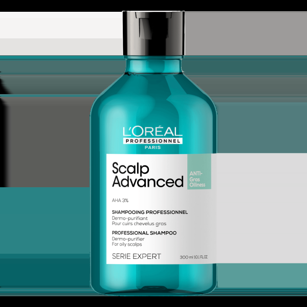 l´oréal professionnel Shampoing dermo-purifiant Anti-gras 300 ml - Scalp Advanced