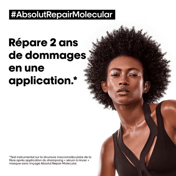 L´oréal Professionnel Shampoing réparateur Moléculaire Sans Sulfate 300 Ml - Absolut Repair Molecular