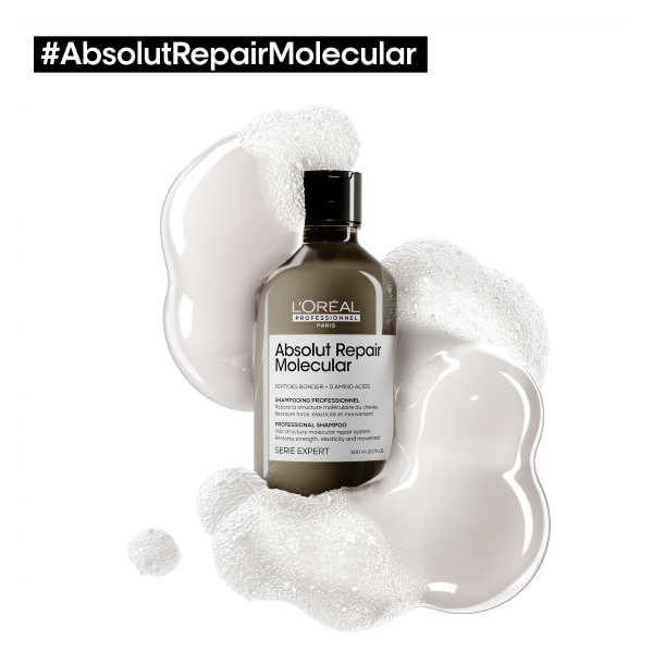 L´oréal Professionnel Shampoing réparateur Moléculaire Sans Sulfate 300 Ml - Absolut Repair Molecular