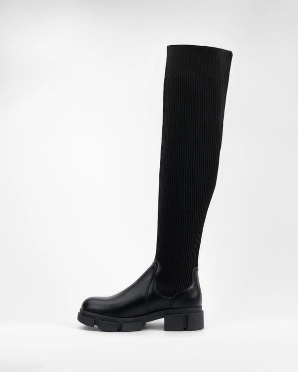 La Bottine Souriante Bottes Cuissardes En Chaussette Ivy