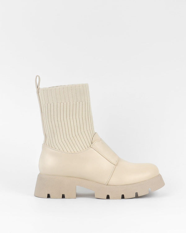 la bottine souriante Bottines en chaussette Eva