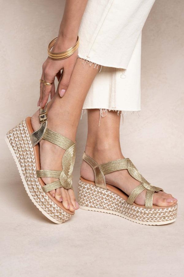 la bottine souriante Sandales en corde Kelya