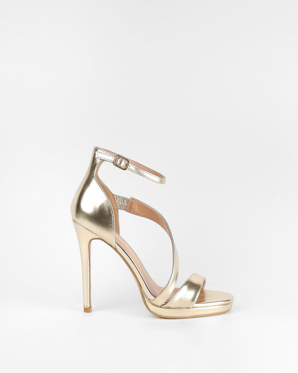 la bottine souriante Sandales à talon et bride Diane