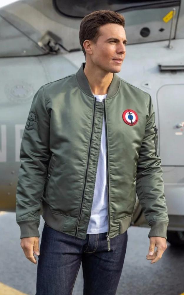 la canadienne Blouson aéronautique navale Spirit mixte kaki