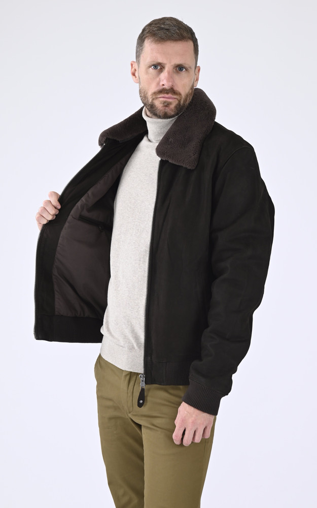 La Canadienne Blouson Pilote Cuir L'Original Marron