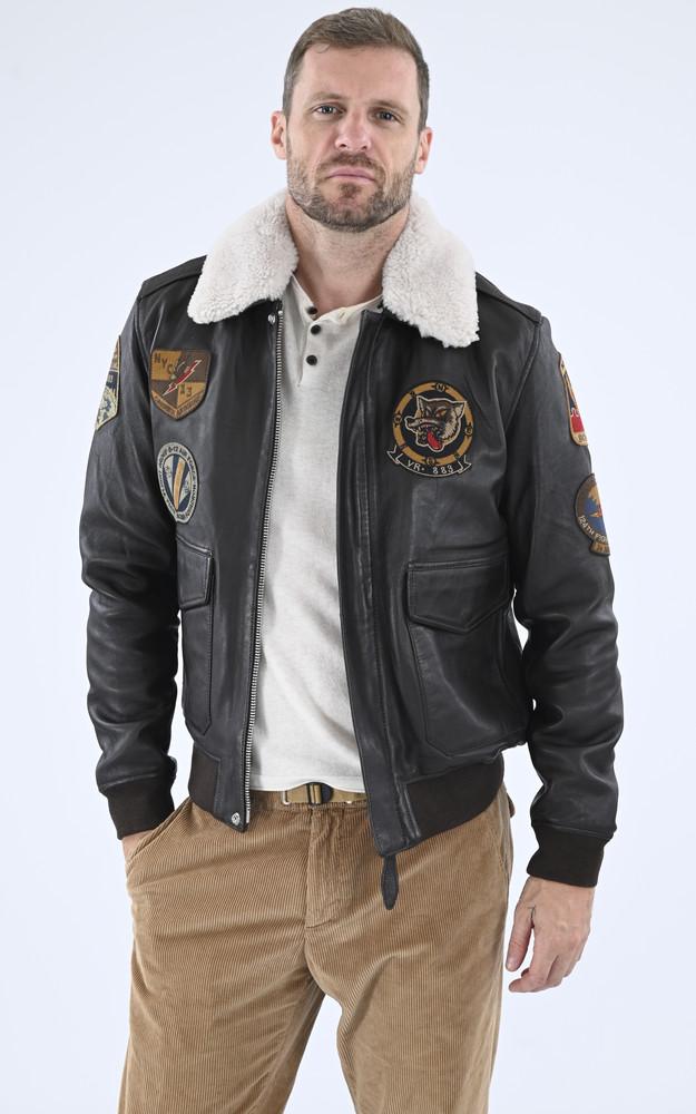 la canadienne Blouson pilote LC Flight WX 23 Marron