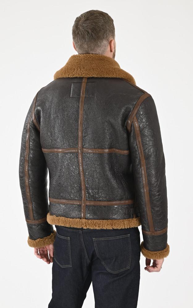 La Canadienne Bombardier Vintage Irvin Mouton Tabac