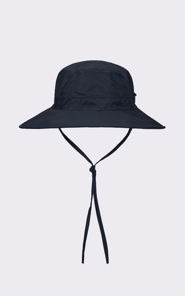 La Canadienne Chapeau De Pluie Boonie Hat Bleu Marine