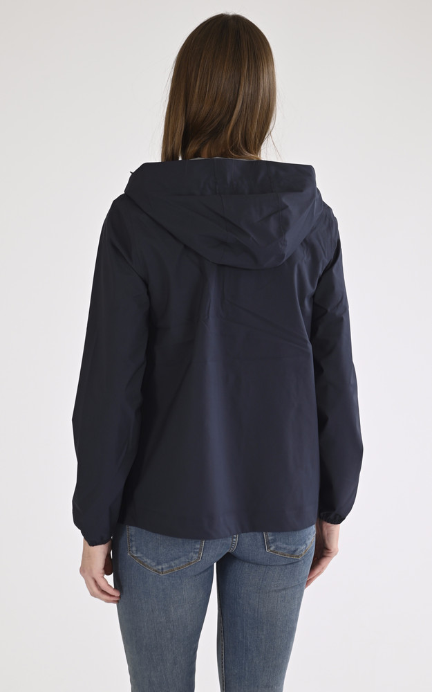 La Canadienne Coupe-vent Marguerite Stretch Dot Bleu Marine