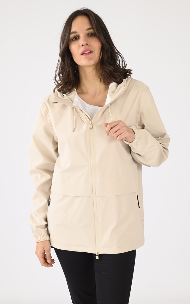 La Canadienne Coupe-vent Mixte 12420 SUVA HARDSHELL POCKET Beige
