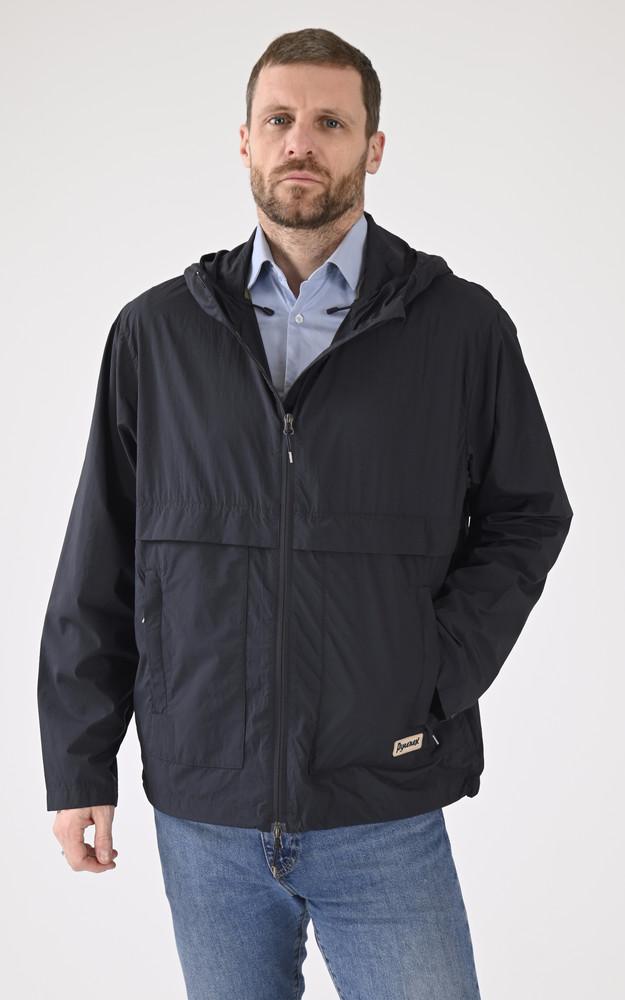 la canadienne Coupe-vent vintage SOULERE bleu marine