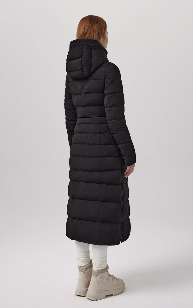 La Canadienne Doudoune Clair Long Coat Black Label Black