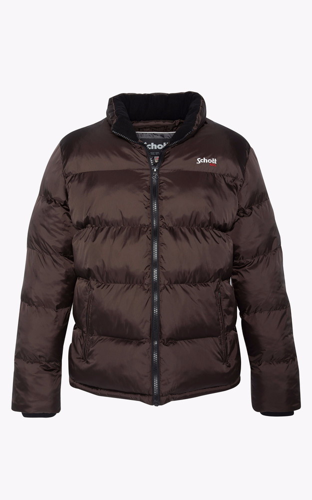 La Canadienne Doudoune Courte IDAHO Mixte Marron Foncé