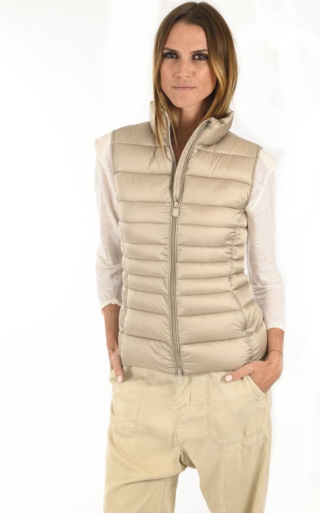 la canadienne Doudoune fine sans manches Lynn beige