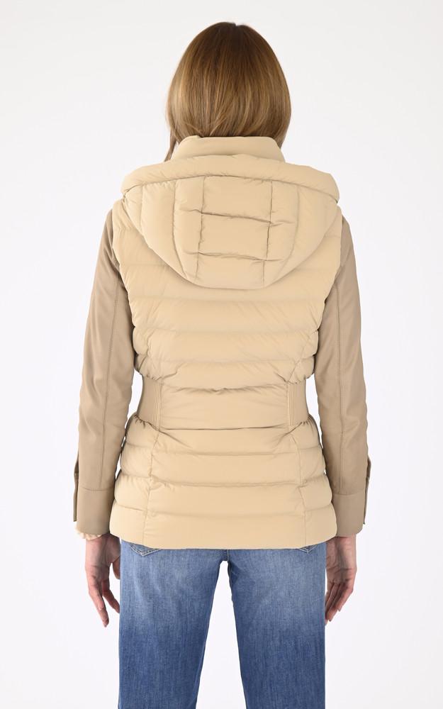 La Canadienne Doudoune Sans Manches Cintrée HOSHI Beige