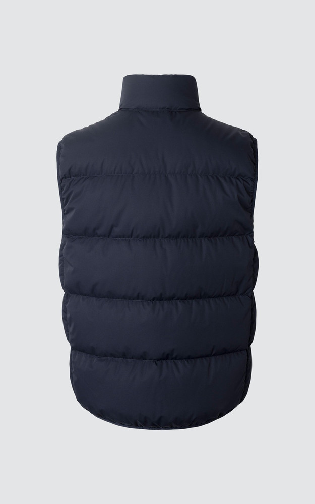 La Canadienne Doudoune Sans Manches SCRIPT Bleu Marine