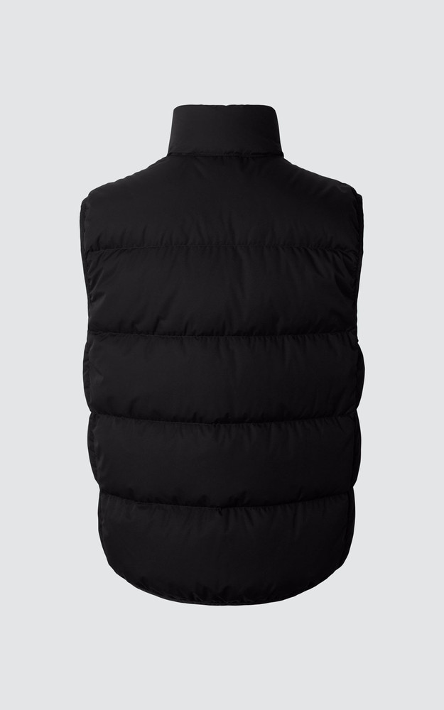 La Canadienne Doudoune Sans Manches SCRIPT Mixte Noire