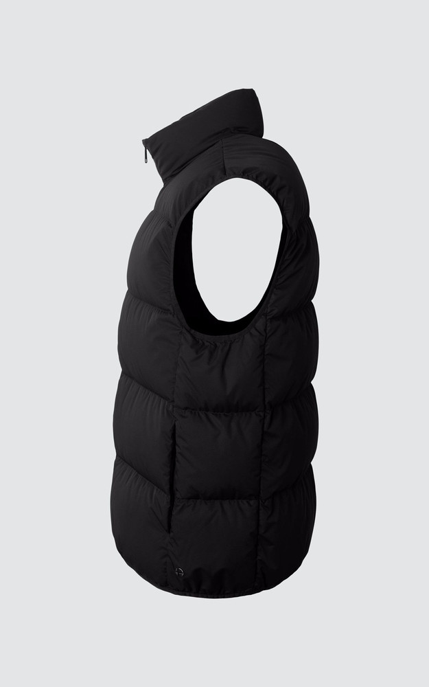 La Canadienne Doudoune Sans Manches SCRIPT Mixte Noire