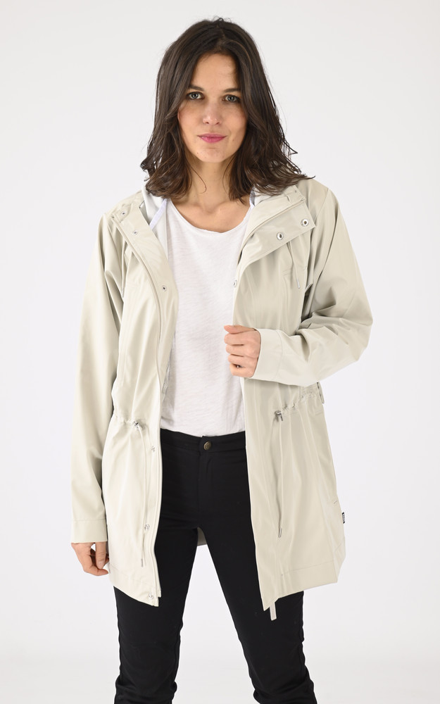 La Canadienne Imperméable Bold Long Jacket 12110 Gris Clair