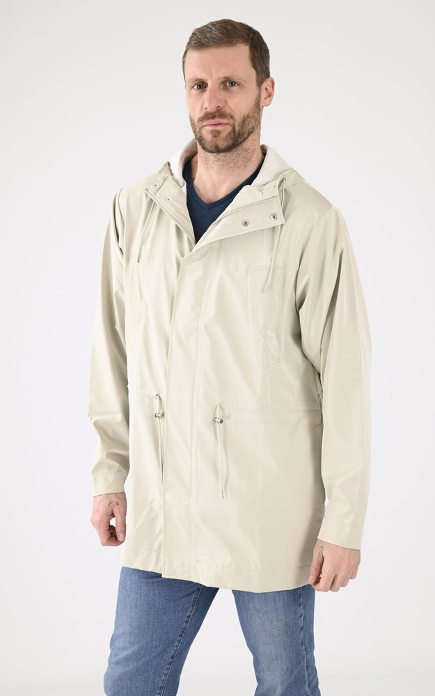 la canadienne Imperméable Bold Long Jacket 12110 gris clair